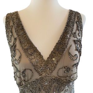 Pisarro Nights beaded evening gown. Size 2.